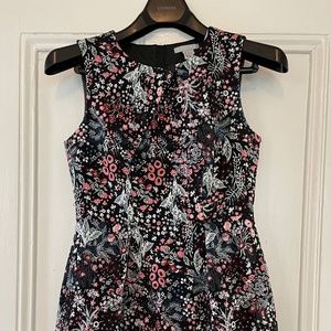 H&M Sleeveless Embroidered Sheath Dress